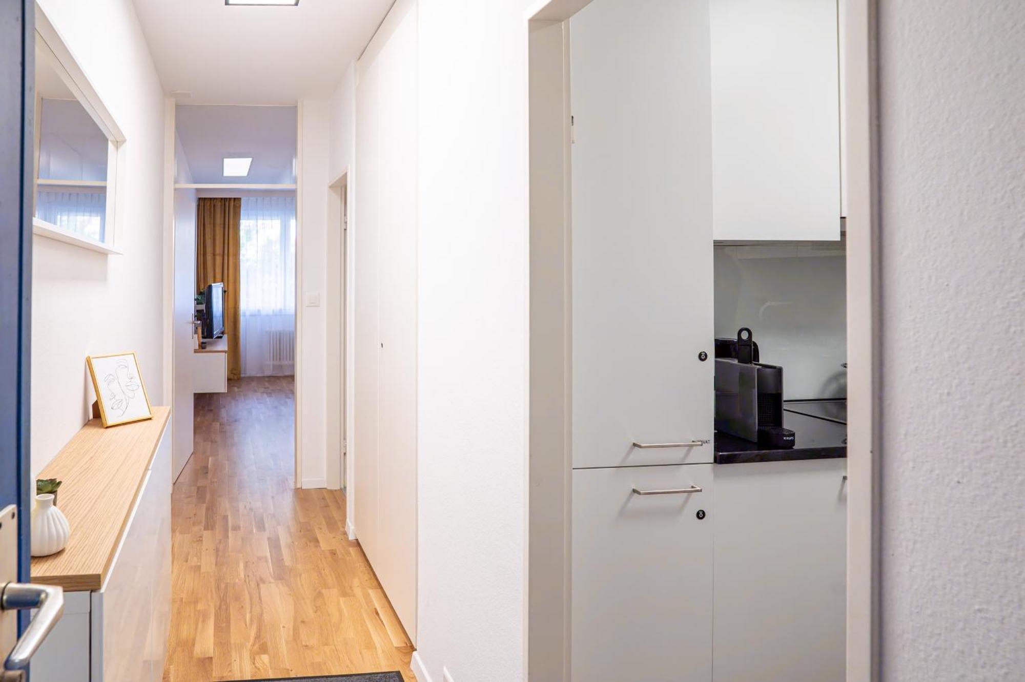 Expo-Basel-Ch Apt, Amazon Prime Video, Wifi, Coffee & Tee, Popcorn, Kitchen Exterior foto